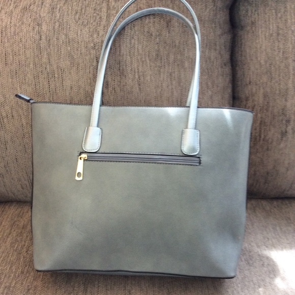 Fashion Textured Tote Gray - Picture 3 of 6